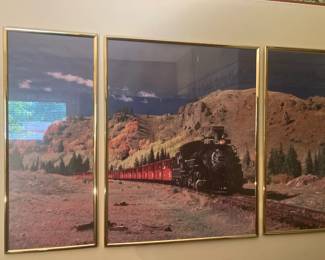 Tryptich of Train