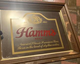 Hamm's Beer Mirror (excuse the light glare)