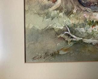 Frederick "Fred" A Schnaple Signature (1872-1948) Watercolorist