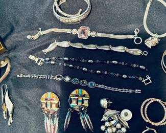Great sterling rings, earrings, necklaces and bracelets! 