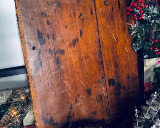 Circa 1850's Petrin - antique dough box with original lid. Gorgeous patina on the wood! 