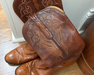 Tony Lama or Lucchessi Men's Boots w/Ostrich