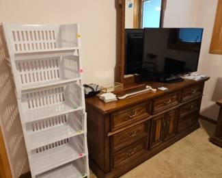 $12 (6) plastic bins, $