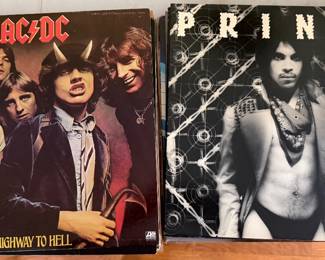Rock albums/vinyl. AC/DC, Prince