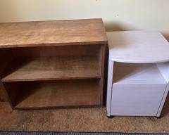 Shelf and cabinet