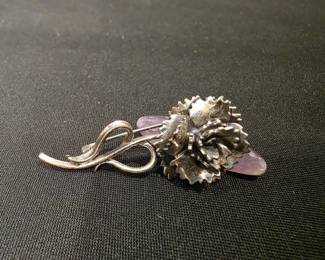 Sarah Coventry Sterling Silver Brooch