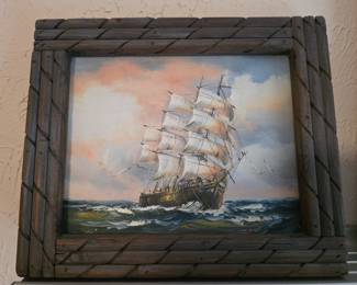 Small K. Dossi Oil Painting