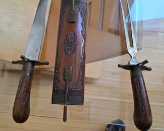 Antique Carving Set from India