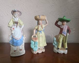 1945-1952 Hadson hand painted ceramic figurines made in occupied Japan