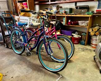 Two vintage bikes