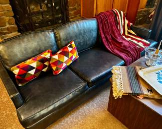 Leather couch