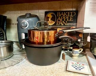 Copper saucepan from William Sonoma