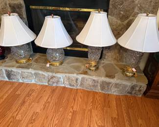 Waterford crystal lamps