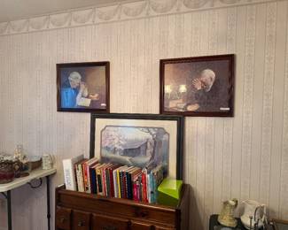 Grace & man praying, Larry Dodson print