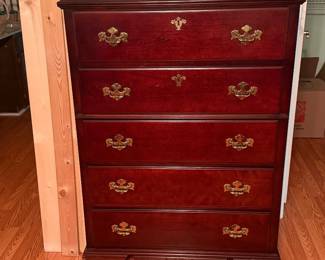 Cherry chest of drawers