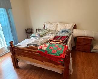 Cedar full bed frame