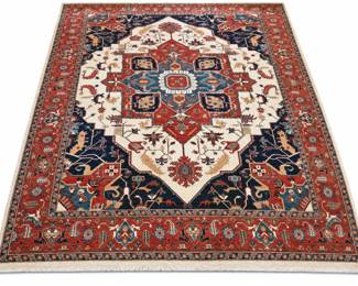 9x12 Wool Persian Heriz bid #41