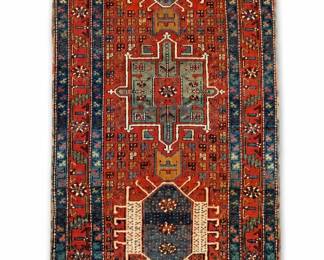 Hand-Knotted Persian Karaja Hall Runner bid #16