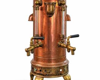 Vintage Standard Electric Copper Hotel Coffee Urn bid #44
