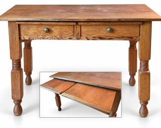 Vintage Pine Writing Dedk bid #29