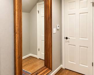 Large Wood Framed Dressing Mirror bid #33