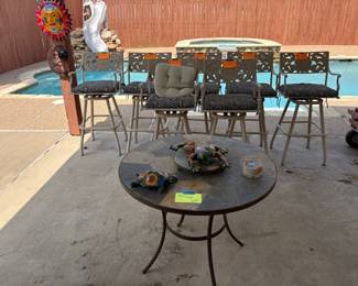 HEAVY DUTY CAST ALUMINUM PATIO FURNITURE.