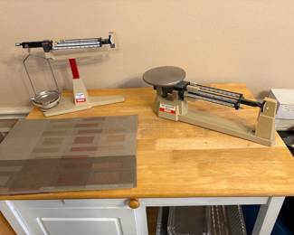 2 OHAUS HIGH END SCALES.