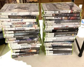 LOTS OF VIDEO GAMES, XBOX, XBOX 360, PLAYSTATION, WII
