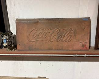 ANTIQUE COCA-COLA SIGN.