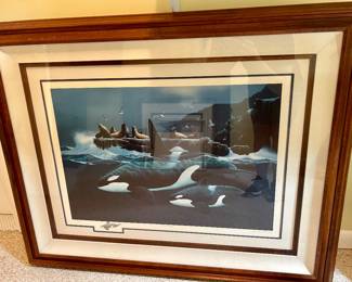 Signed & Numbered Orca Wildlife Print