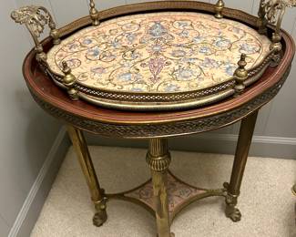 Hollywood Regency / Neoclassical accent table 