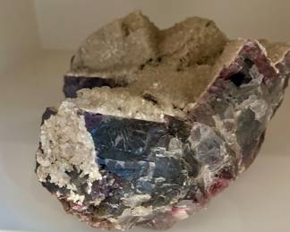 Large Rainbow Fluorite Mineral Specimen
