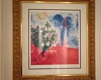 Marc Chagall Signed Print