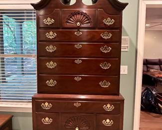 Traditional Queen Anne Highboy Chest