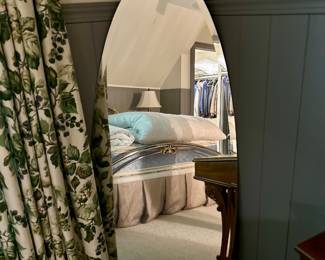 Full-Length Beveled Wall Mirror