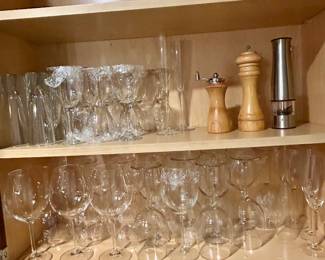 Assorted Stemware & Bar Glass Collection
