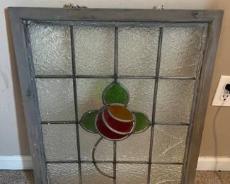 Vintage stained glass- as-is