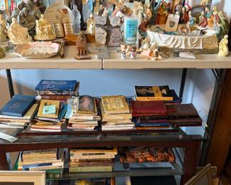 Religious collectables and books