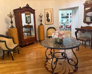 Pietra durra marble top  center table