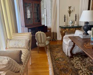 Rose tarlow bench set and Butler secretary