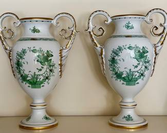 Pair of Herend Urns