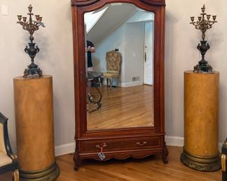 Yes, Antique, French provincial, wardrobe