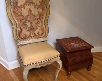 Antique 17th century hall Chair