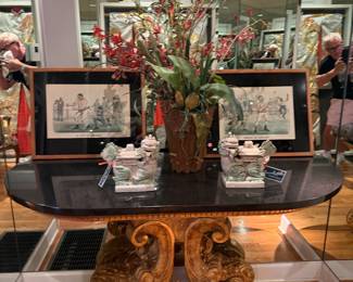 Hendrix Allerdice console table one of a pair