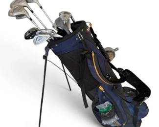 Wilson 1200 Gear Effect Irons w Golf Stand Bag