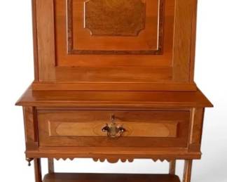 Antique VictorianStyle Wooden Secretary Desk