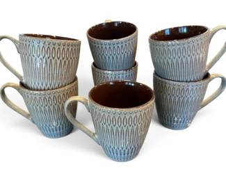 Grey Brown Coffee Mugs