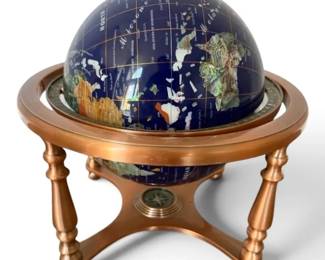 Kalifano Copper Tabletop Globe
