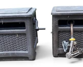 Pair Suncast Hose Reels