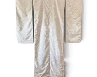 Vintage Ivory Colored Japanese Wedding Kimono
